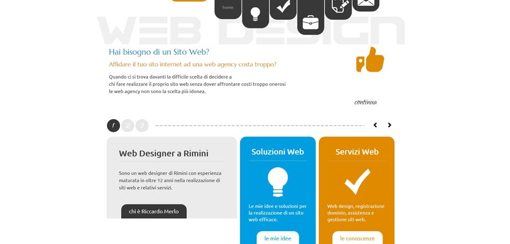 Il mio sito web on-line