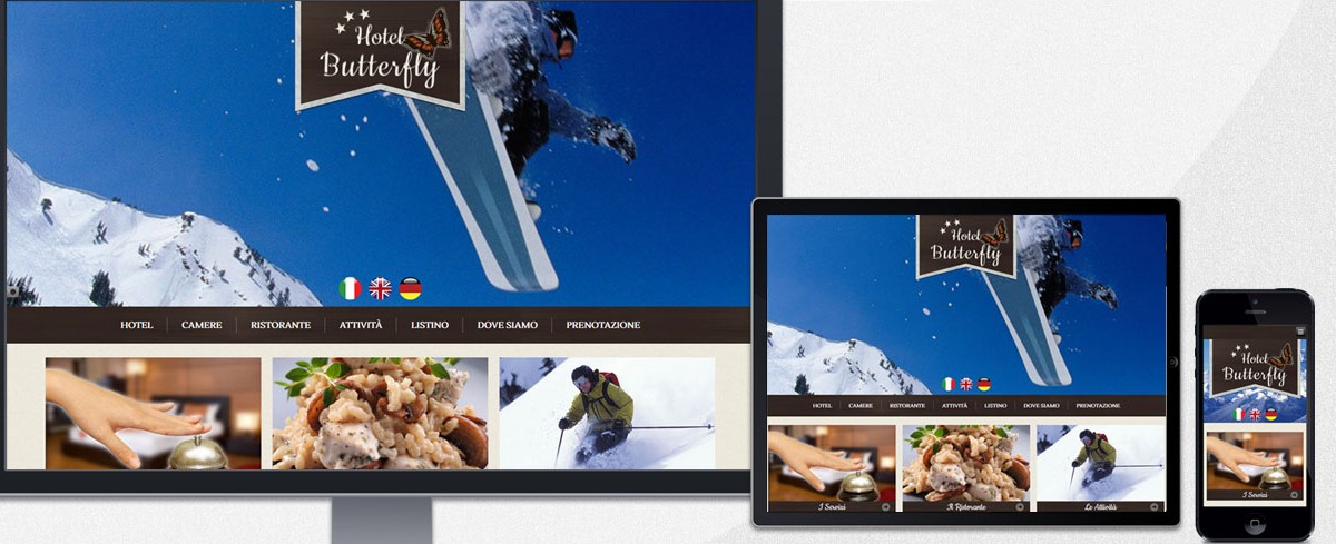 Realizzazione sito web per hotel in montagna